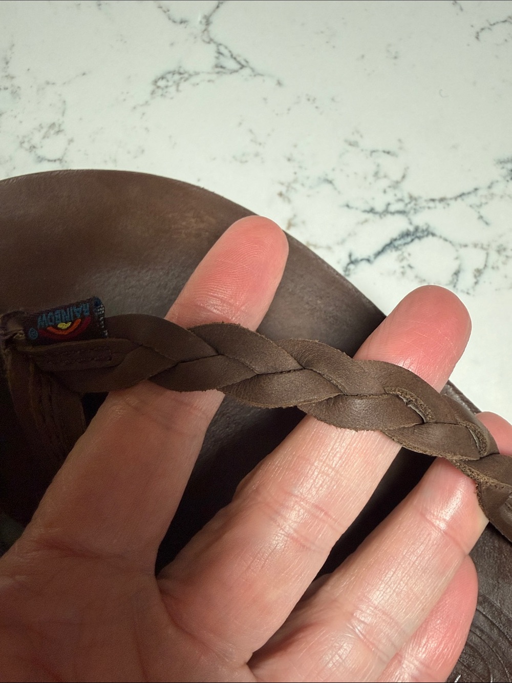 Rainbow Women’s Flirty Braidy Flip Flop Sandals - Picture 11 of 16